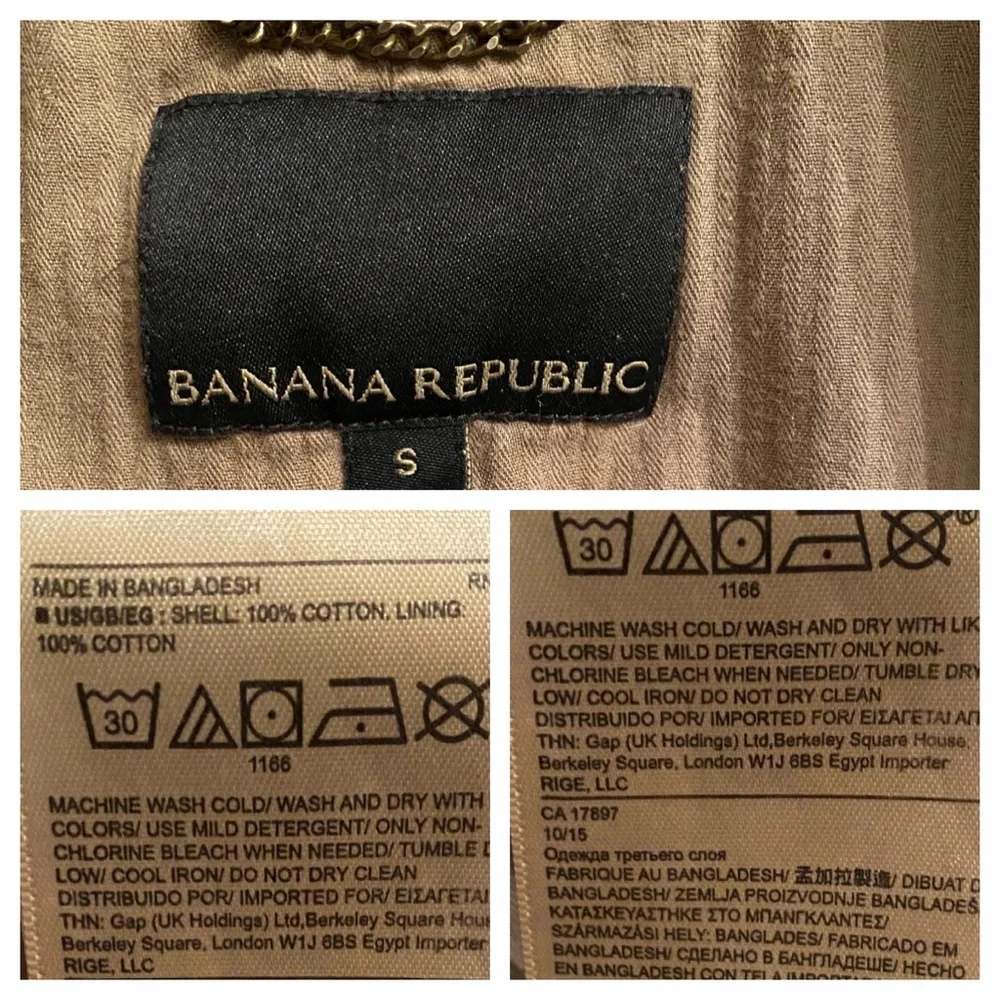 Banana Republic Green Utility Jacket SZ S - Picture 12 of 12